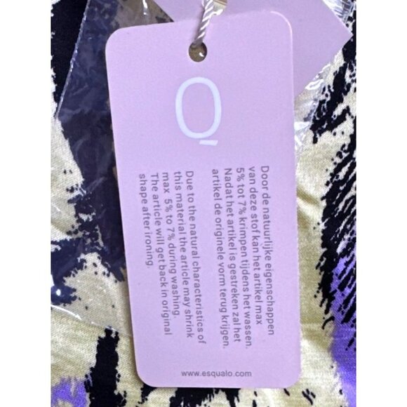 NWT‎ ESQUALO Wrap Dress Zebra Print Yellow Black  Size 8, Ruffle Feminine - Picture 10 of 16